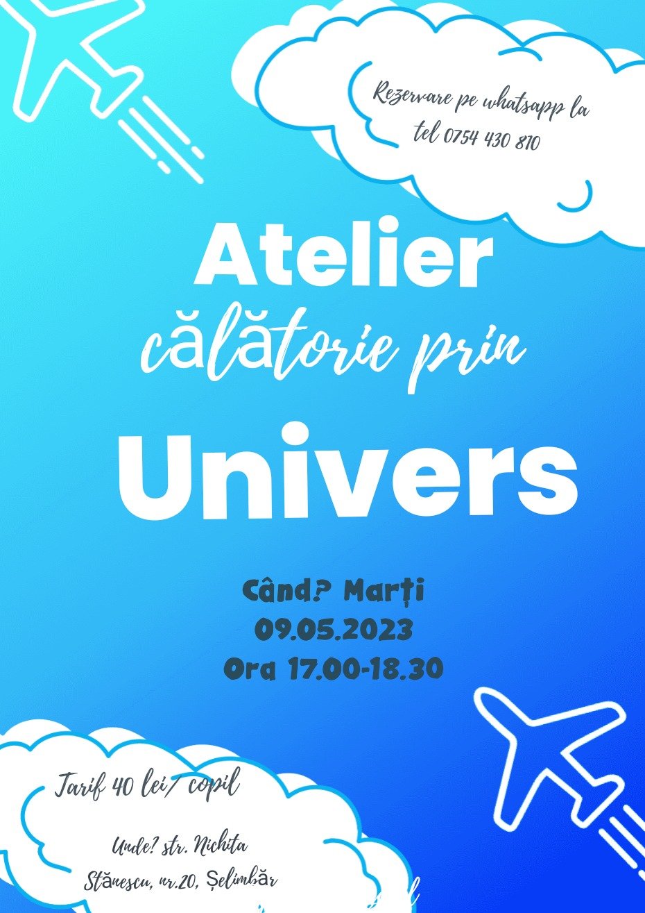 Edugreen eveniment atelier calatorie prin univers