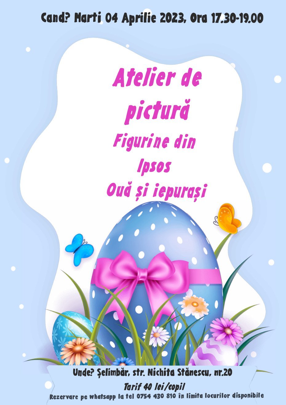 Edugreen eveniment atelier figurine din ipsos